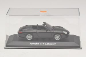 Porsche 911 996 Kabriolets Melns Metālisks Maxichamps 1:43 940061030 Metāls — attēls 4 no 5