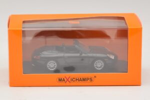 Porsche 911 996 Kabriolets Melns Metālisks Maxichamps 1:43 940061030 Metāls — attēls 5 no 5