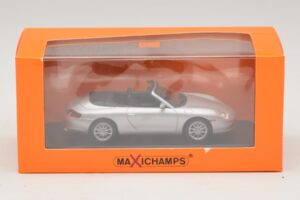 Porsche 911 996 Kabriolets Sudraba Maxichamps 1:43 940061031 Metāls — attēls 5 no 5