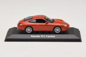 Porsche 911 996 Carrera Orange Metallic Maxichamps 1:43 940061021 Metāls