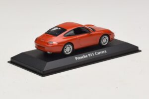 Porsche 911 996 Carrera Orange Metallic Maxichamps 1:43 940061021 Metāls — attēls 2 no 5