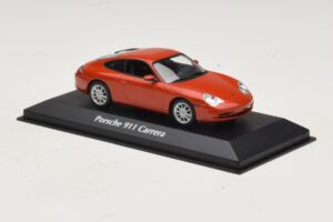 Porsche 911 996 Carrera Orange Metallic Maxichamps 1:43 940061021 Metāls — attēls 3 no 5