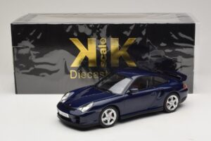 Porsche 911 996 GT2 Tumši Zils Metālisks KK-Scale 1:18 KKDC181452 Metāls — attēls 6 no 6