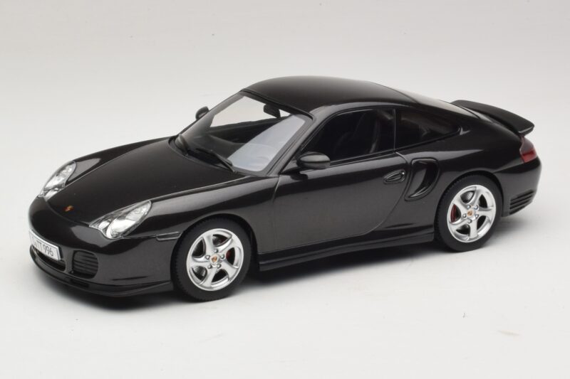 Porsche 911 996 Turbo Melns Metālisks KK-Scale 1:18 KKDC181472 Metāls
