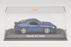 Porsche 911 996 Turbo Blue Metallic Maxichamps 1:43 940069301 Metāls — attēls 4 no 5