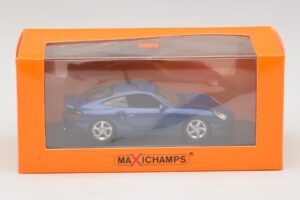 Porsche 911 996 Turbo Blue Metallic Maxichamps 1:43 940069301 Metāls — attēls 5 no 5