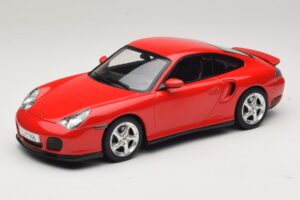 Porsche 911 996 Turbo Sarkans KK-Scale 1:18 KKDC181474 Metāls