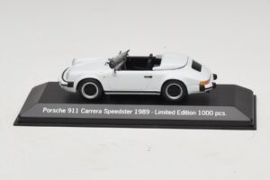 Porsche 911 G-Series Carrera Speedster Balts Ierobežots Izlaidums Minichamps 1:43 MAP02002608 Metāls