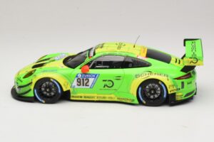 Porsche 911 GT3 R #912 Manthey Racing R. Lietz / P. Pilet / F. Makowiecki / N. Tandy 24 Hours of Nurburgring Winner 2018 Mini — attēls 3 no 6