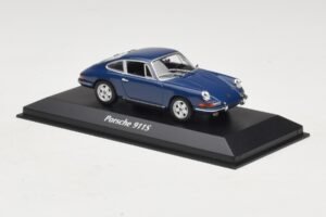 Porsche 911S Zils Maxichamps 1:43 940067121 Metāls — attēls 3 no 5