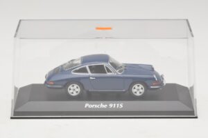 Porsche 911S Zils Maxichamps 1:43 940067121 Metāls — attēls 4 no 5