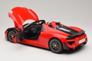 Porsche 918 Spyder Weissach Package Guards Red AUTOart 1:12 12122 Metāls — attēls 5 no 8