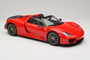 Porsche 918 Spyder Weissach Package Guards Red AUTOart 1:12 12122 Metāls — attēls 6 no 8