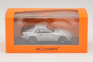 Porsche 924 GT Sudraba Maxichamps 1:43 940066122 Metāls — attēls 5 no 5
