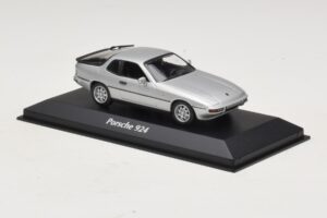 Porsche 924 Sudraba Maxichamps 1:43 940062120 Metāls — attēls 3 no 5