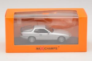 Porsche 924 Sudraba Maxichamps 1:43 940062120 Metāls — attēls 5 no 5
