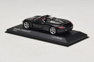 Porsche Carrera GT Melns Minichamps 1:43 430060230 Metāls — attēls 3 no 5