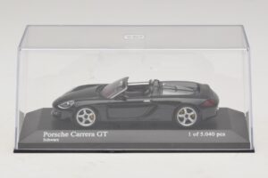Porsche Carrera GT Melns Minichamps 1:43 430060230 Metāls — attēls 4 no 5