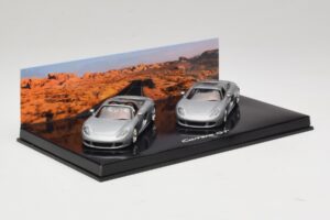 Porsche Carrera GT Spider & Kupeja Komplekts Sudraba Minichamps 1:43 WAP02010314 Metāls — attēls 2 no 5