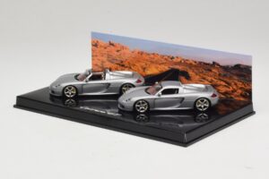 Porsche Carrera GT Spider & Kupeja Komplekts Sudraba Minichamps 1:43 WAP02010314 Metāls — attēls 3 no 5