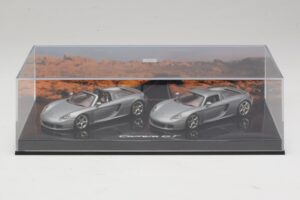 Porsche Carrera GT Spider & Kupeja Komplekts Sudraba Minichamps 1:43 WAP02010314 Metāls — attēls 4 no 5