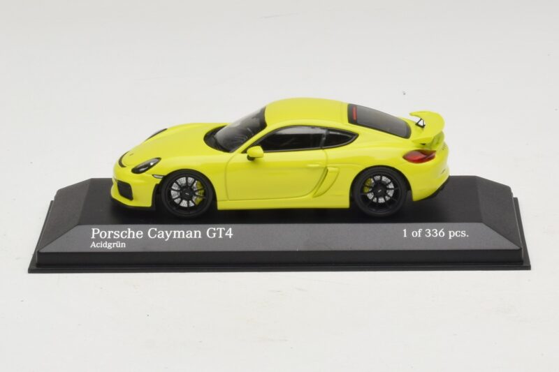 Porsche Cayman GT4 981 Zaļš Minichamps 1:43 Porsche Cayman GT4 981 Zaļš Minichamps 1:43 410066122 Metāls