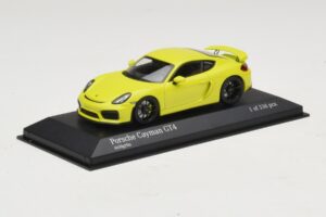 Porsche Cayman GT4 981 Zaļš Minichamps 1:43 410066122 Metāls — attēls 2 no 5