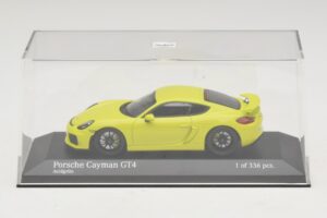 Porsche Cayman GT4 981 Zaļš Minichamps 1:43 410066122 Metāls — attēls 4 no 5