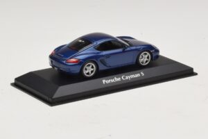 Porsche Cayman S 987 Zils Metālisks Maxichamps 1:43 940065621 Metāls — attēls 2 no 5