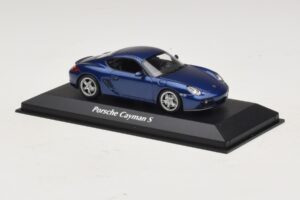 Porsche Cayman S 987 Zils Metālisks Maxichamps 1:43 940065621 Metāls — attēls 3 no 5