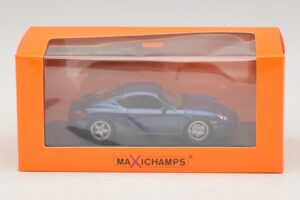 Porsche Cayman S 987 Zils Metālisks Maxichamps 1:43 940065621 Metāls — attēls 5 no 5