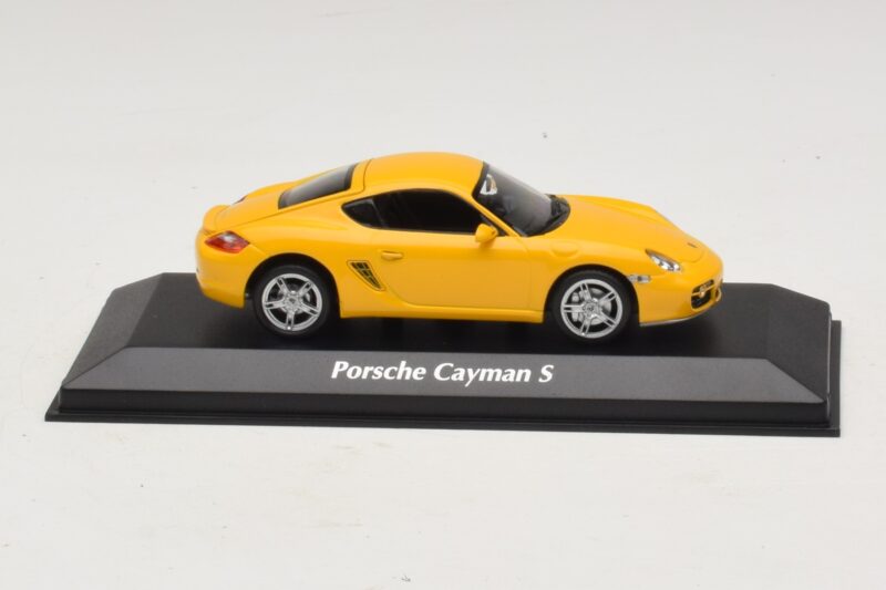 Porsche Cayman S 987 Dzeltens Maxichamps 1:43 Porsche Cayman S 987 Dzeltens Maxichamps 1:43 940065620 Metāls