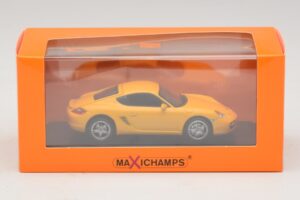 Porsche Cayman S 987 Dzeltens Maxichamps 1:43 940065620 Metāls — attēls 5 no 5