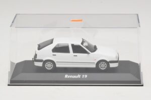 Renault 19 Balts Maxichamps 1:43 940113700 Metāls — attēls 4 no 5