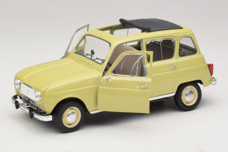 Renault 4L Dzeltens Solido 1:18 8062 Metāls
