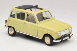 Renault 4L Dzeltens Solido 1:18 8062 Metāls — attēls 5 no 7