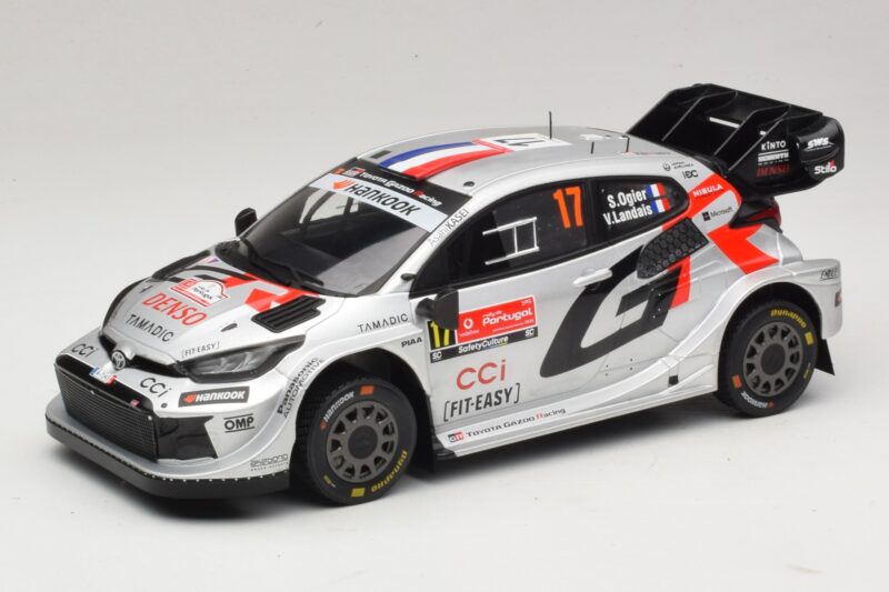 Toyota GR Yaris Rally1 #17 S. Ogier / V. Landais Rally Portugal Winner 2025 IXO 1:18 18RMC250A Metāls