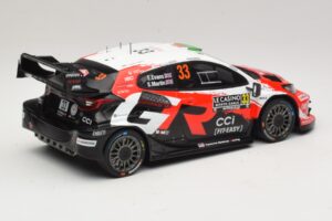 Toyota GR Yaris Rally1 #33 E. Evans / S. Martin Rally Monte Carlo 2026 IXO 1:18 18RMC269B Metāls — attēls 2 no 6