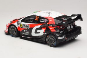 Toyota GR Yaris Rally1 #33 E. Evans / S. Martin Rally Monte Carlo 2026 IXO 1:18 18RMC269B Metāls — attēls 5 no 6