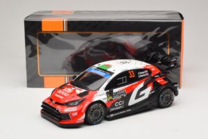 Toyota GR Yaris Rally1 #33 E. Evans / S. Martin Rally Monte Carlo 2026 IXO 1:18 18RMC269B Metāls — attēls 6 no 6