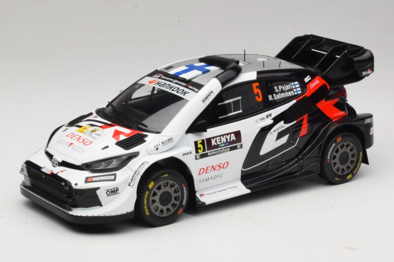 Toyota GR Yaris Rally1 #5 S. Pajari / E. Malkonen Rally Kenya 2025 IXO 1:18 18RMC246 Metāls