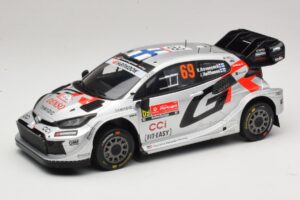 Toyota GR Yaris Rally1 #69 K. Rovanpera / J. Halttunen Rally Portugal 2025 IXO 1:18 18RMC250B Metāls