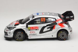Toyota GR Yaris Rally1 #69 K. Rovanpera / J. Halttunen Rally Portugal 2025 IXO 1:18 18RMC250B Metāls — attēls 3 no 6