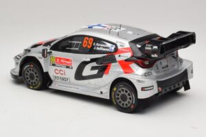 Toyota GR Yaris Rally1 #69 K. Rovanpera / J. Halttunen Rally Portugal 2025 IXO 1:18 18RMC250B Metāls — attēls 5 no 6