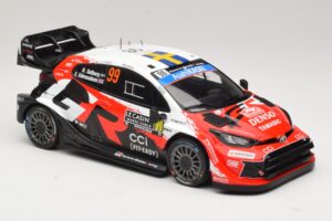 Toyota GR Yaris Rally1 #99 O. Solberg / E. Edmondson Rally Monte Carlo Winner 2026 IXO 1:18 18RMC269A Metāls — attēls 4 no 6
