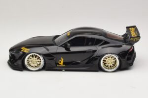 Toyota Supra GR A90 Pandem V1.0 Melns TopSpeed 1:18 TS0307 Sveķi — attēls 3 no 6