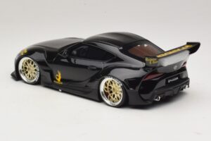Toyota Supra GR A90 Pandem V1.0 Melns TopSpeed 1:18 TS0307 Sveķi — attēls 5 no 6