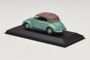 Volkswagen 1200 Kabriolets Mīkts Jumts Zaļš Minichamps 1:43 430052042 Metāls — attēls 3 no 5