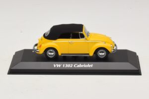 Volkswagen 1302 Kabriolets Dzeltens Maxichamps 1:43 940055030 Metāls