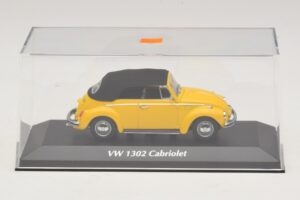 Volkswagen 1302 Kabriolets Dzeltens Maxichamps 1:43 940055030 Metāls — attēls 4 no 5
